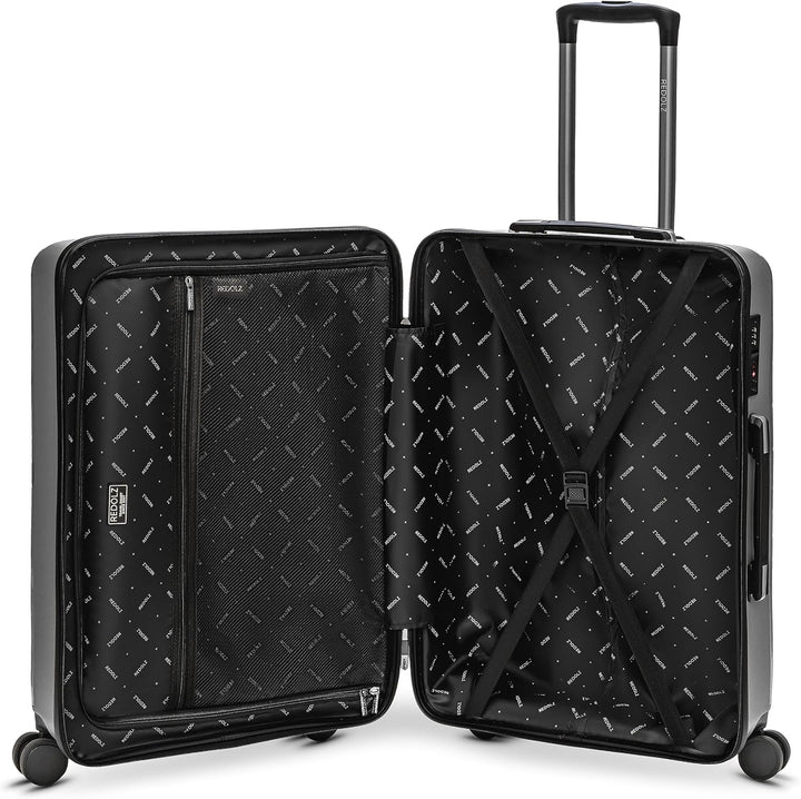 REDOLZ Essentials 05 Hartschalen Check-in Koffer | Mittelgrosser M Trolley 44 x 26 x 67 cm aus hochw