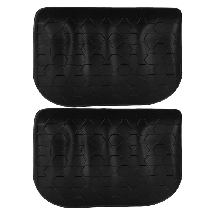2 Stück rutschfeste Gewichthebergriffe, Silikon Schwarz