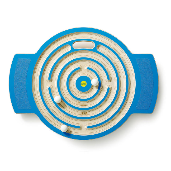 Erzi 46372 Trackboard Labyrinth aus Holz, Fördert Geschicklichkeit und Balance Mehrfarbig, Mehrfarbi