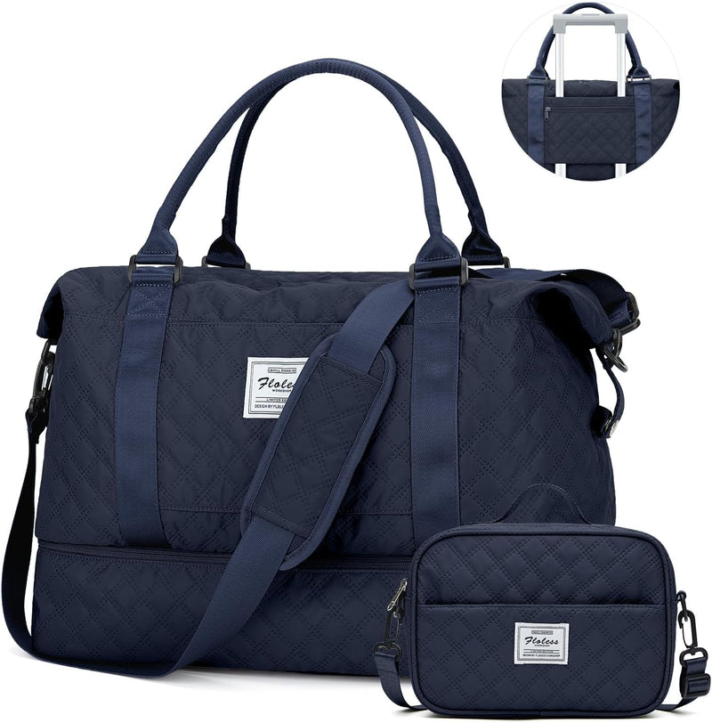 Reisetasche Damen, Sporttasche 45x36x20 Ryanair Easyjet Cabin Bag Handgepäck Tasche Weekender Bag mi