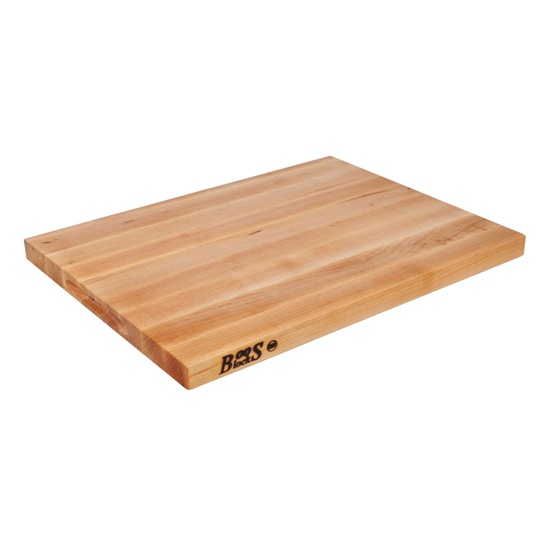 Boos Block Ahorn Schneidebrett Gross – Hackblock Holz – Maple Cutting Board – Lebensmittelecht – 46