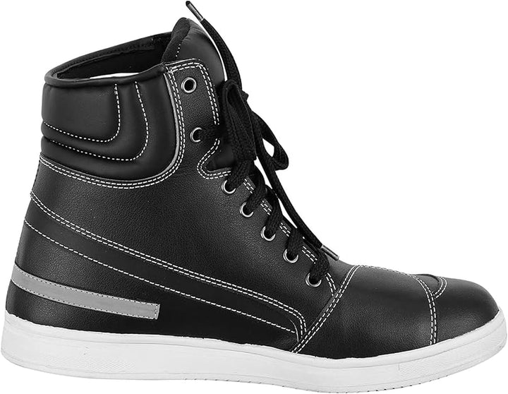 Vaster Moto Wasserdichte Motorradstiefel für die Stadt, lässig, für Herren, rutschfest, Motorradschu