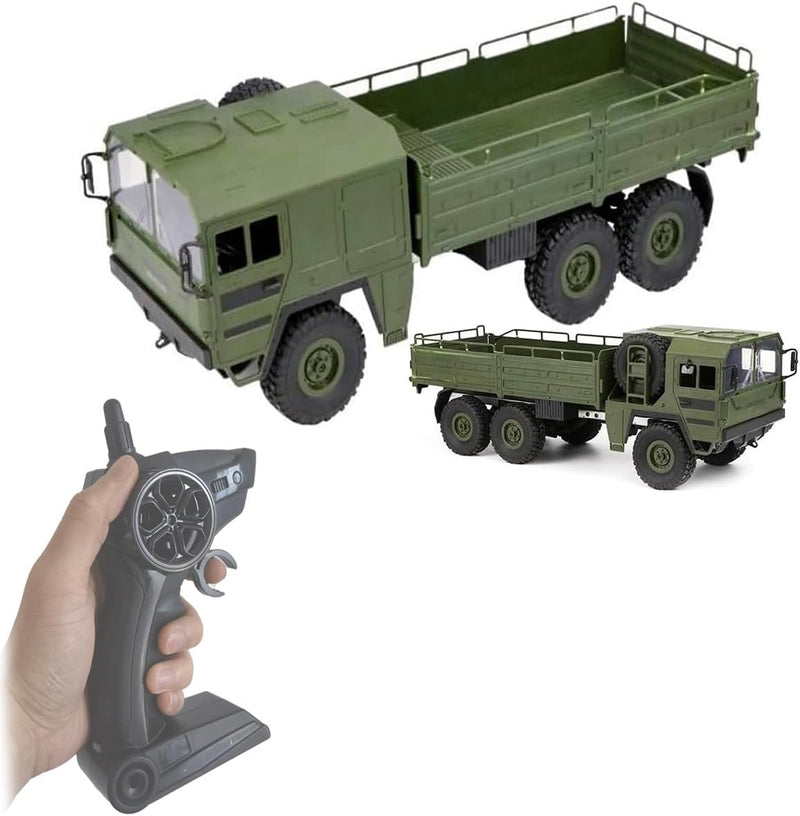 OnundOn RC LKW Ferngesteuert 1:16 Fernbedienung Auto Modell Militär Spielzeug RC Army Truck 2,4G 6WD