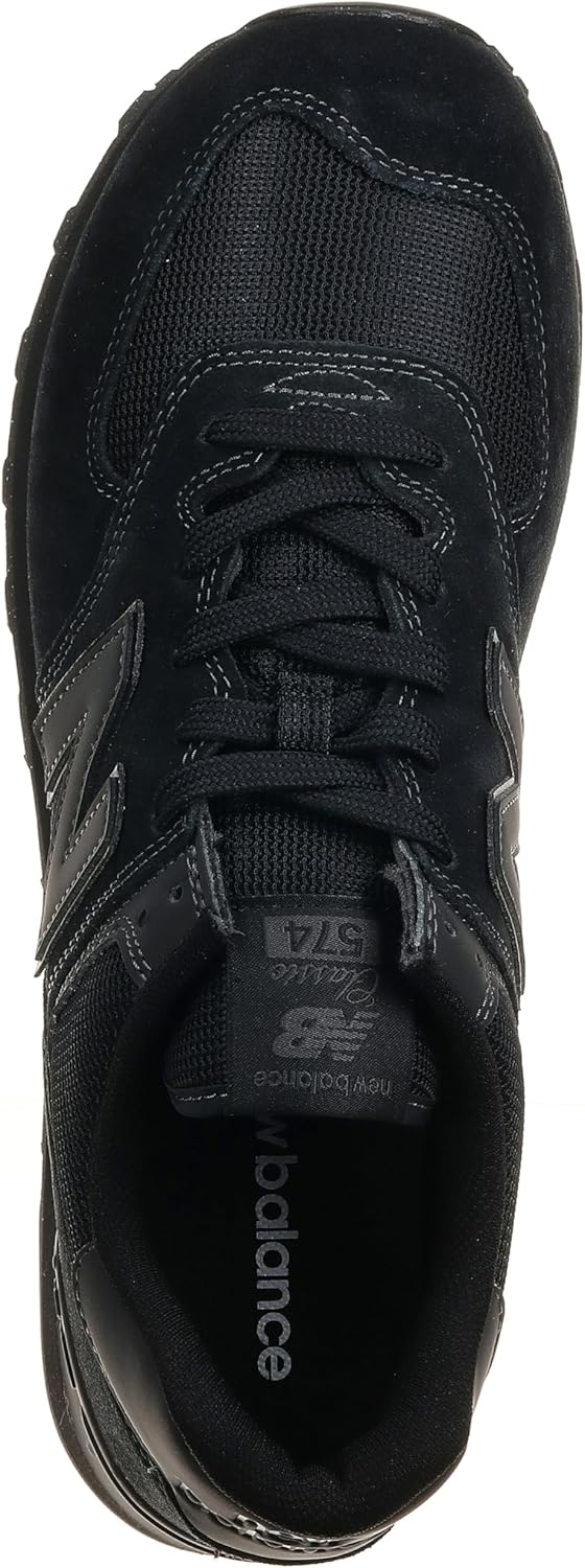 New Balance Herren 574 Sneaker 40.5 EU Triple Black, 40.5 EU Triple Black