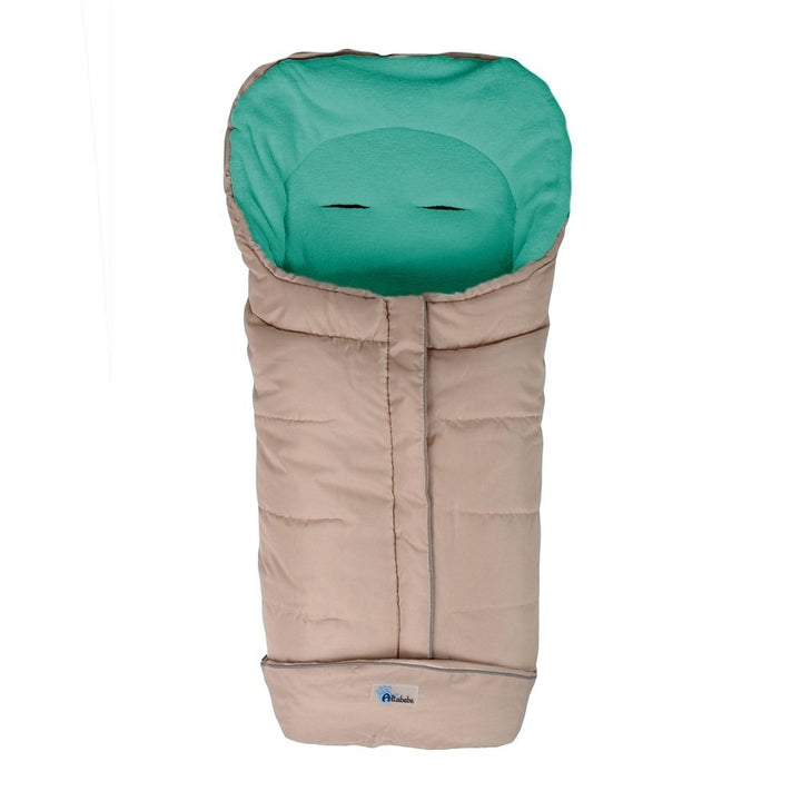 Altabebe AL2204-34 Winterfusssack, Deluxe Linie, beige - petrol Beige / Petrol, Beige / Petrol