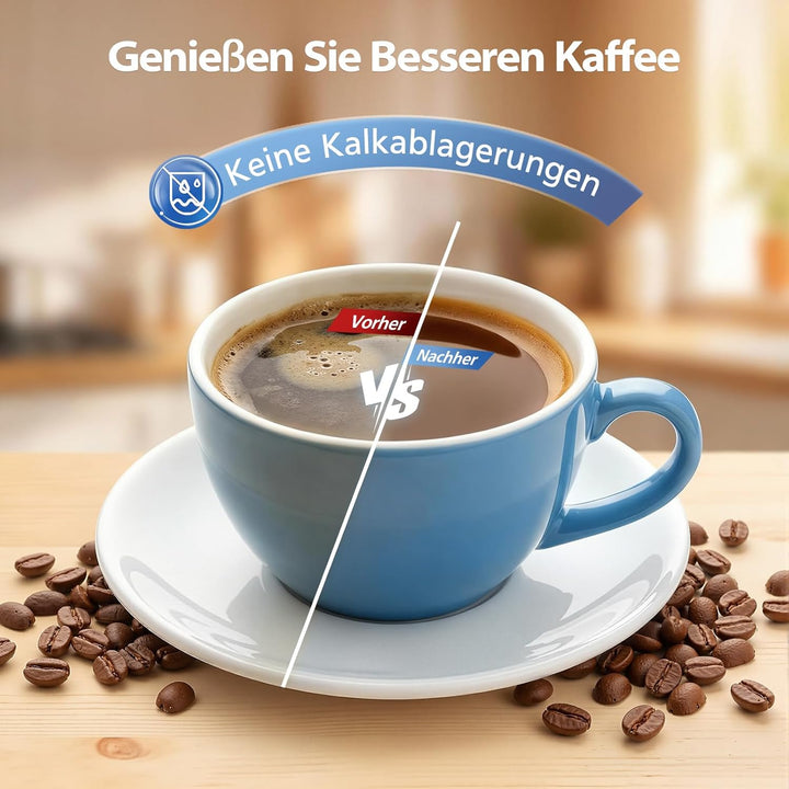 6er-Pack Wasserfilter für Delonghi Wasserfilter DLSC002, Wasserfilterkartuschen kompatibel mit Delon