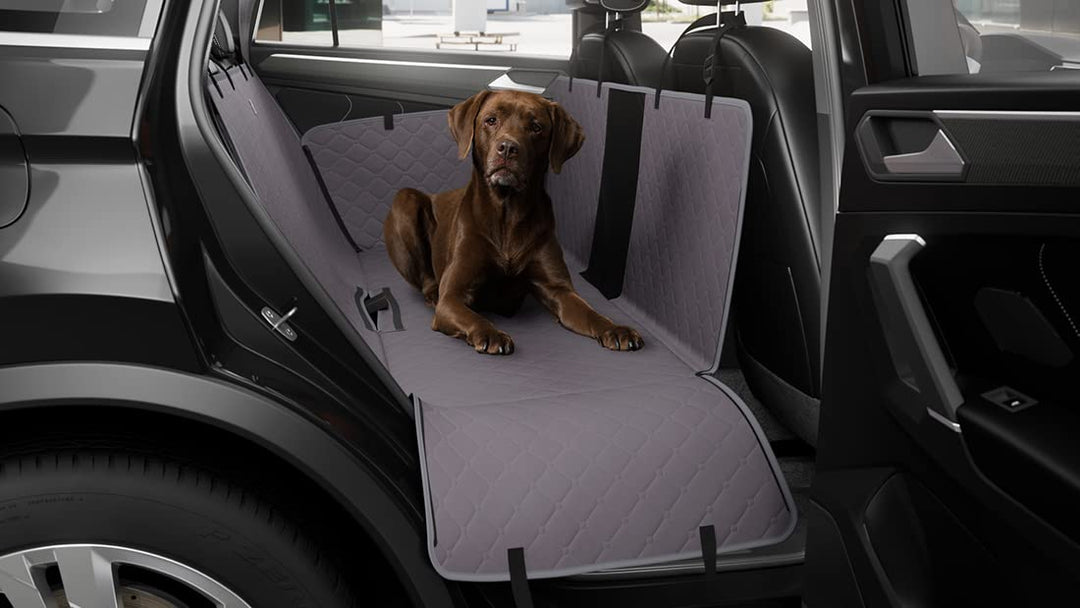 Knuffelwuff universal Hunde Autoschondecke für die Rückbank 137x148cm - Wasserabweisend, Kratzfest u