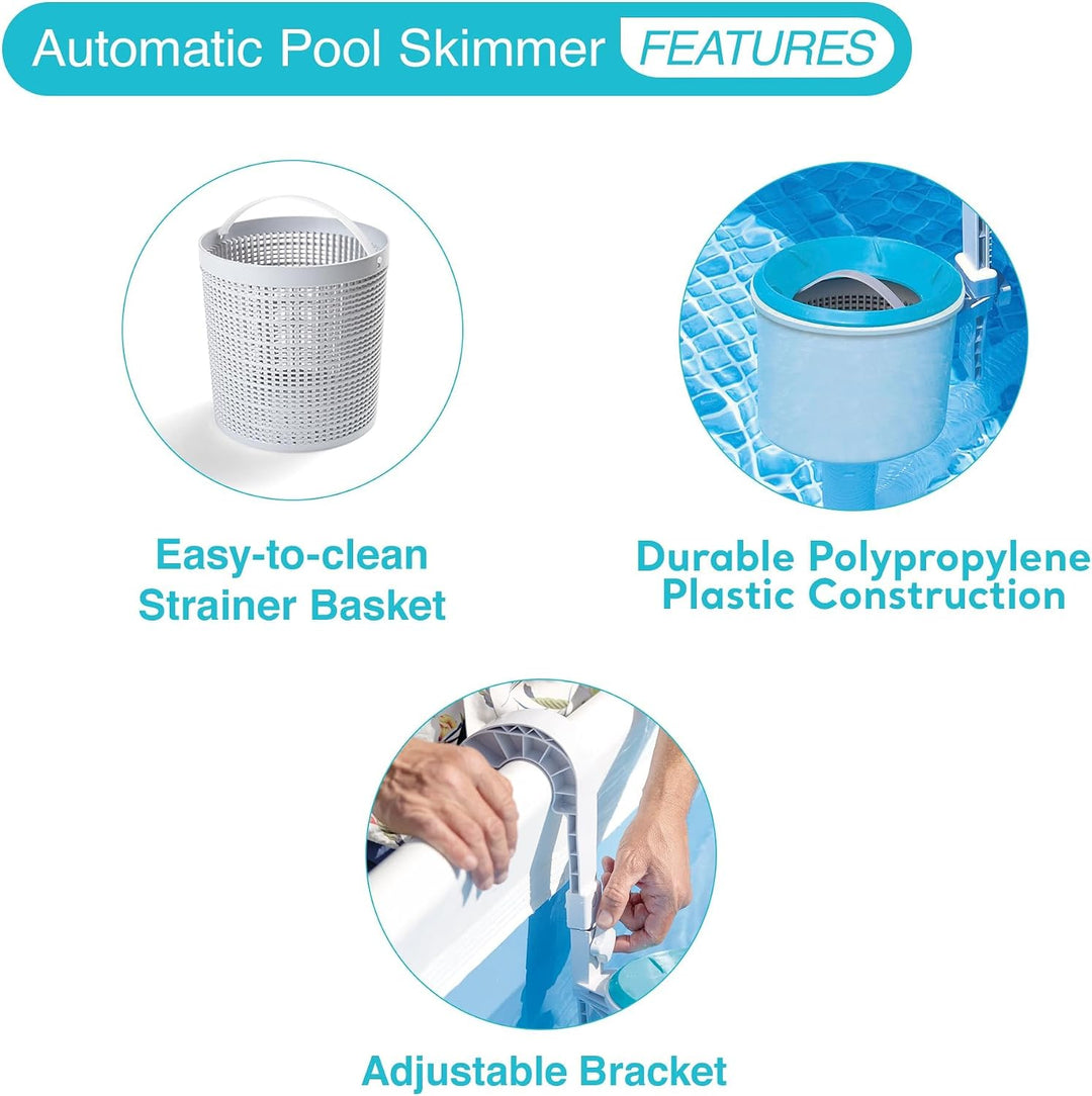 Intex Surface Skimmer - Deluxe Wandmontage-Oberflächenskimmer - Einhängeskimmer - Ø 16 cm