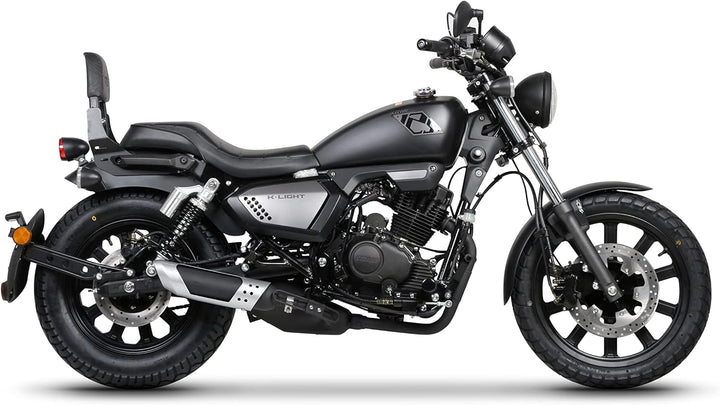 K0kl18sn - rückenlehne beifahrerfahrrad hinten verchromt kompatibel mit keeway k-light 2018-2021