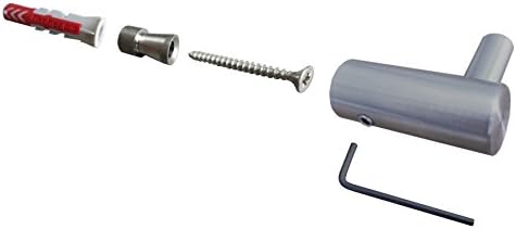 ICEBORN Garderobe Garderobenleiste Wandgarderobe Surfboard Eiche geölt Edelstahl Manufaktur
