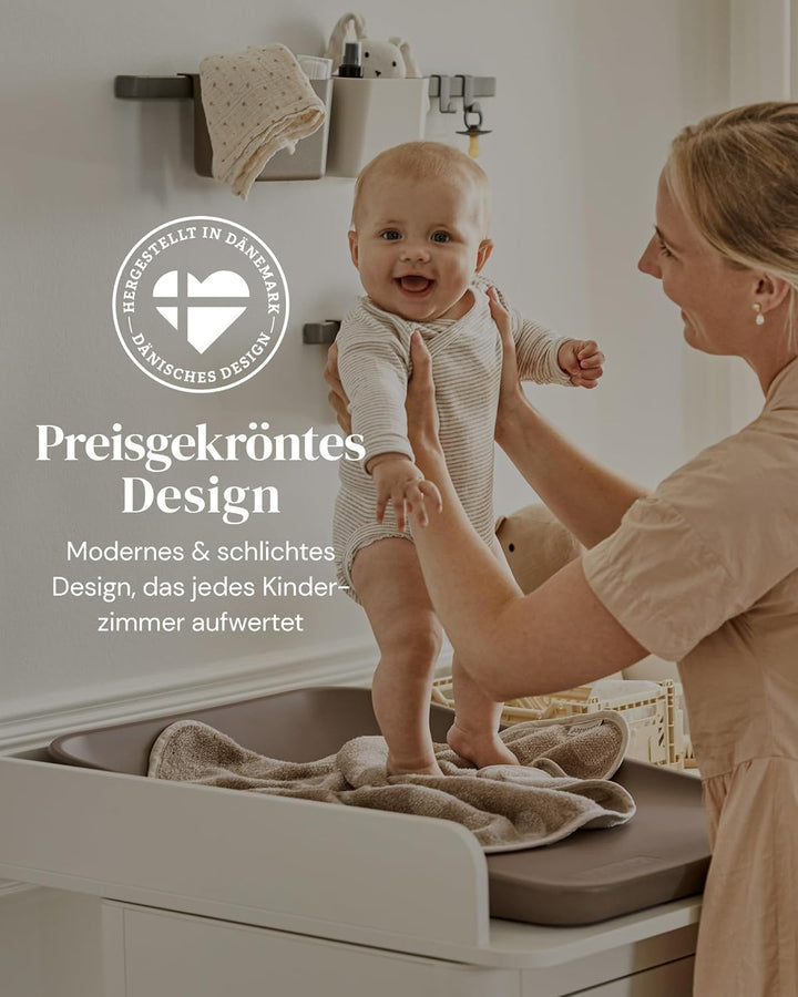 Leander Wickelauflage Matty mocca - braun - brown