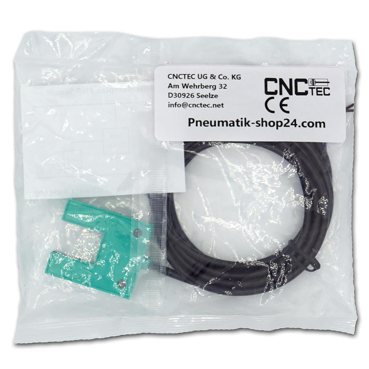 Gabellichtschranke 6 bis 36 Volt NC PNP Erfassungsbereich 15mm U-Lichtschranke Lichtsensor (15mm - P