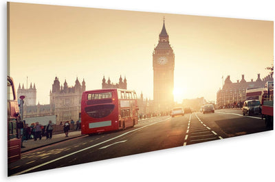 islandburner Bild auf Leinwand Westminster Bridge Sonnenuntergang London Uk Bilder Wandbilder Poster