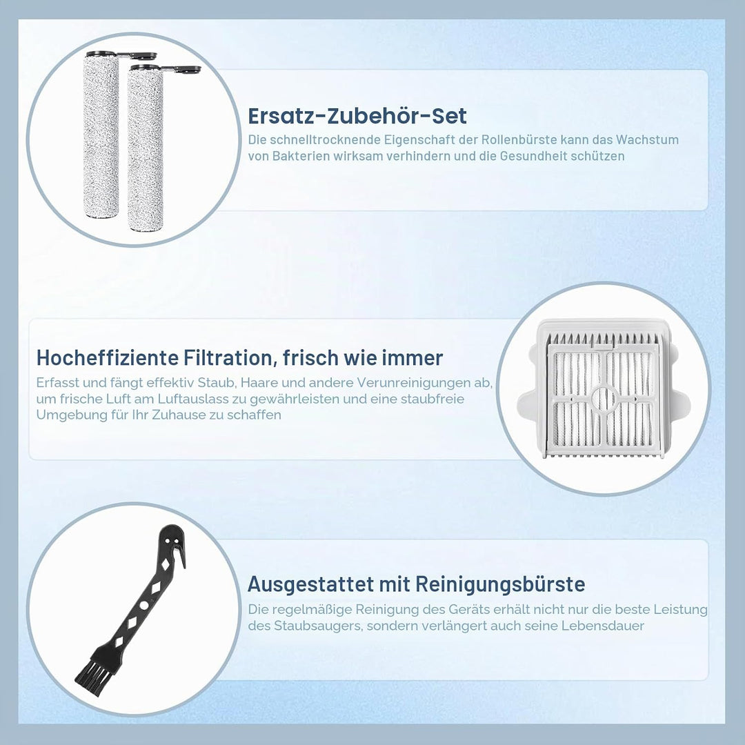 Bürstenrolle Filter Ersatzteile für Roborock F25 / F25 ACE/RT/LT/ALT/GT/XT/ACE Combo/Combo/BX/Ultra/