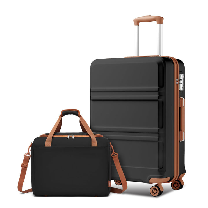 KONO Mittelgross Reisekoffer Rollkoffer Set Gepäcksets 2 Teilig, 65cm Mittelgross Trolley Koffer mit