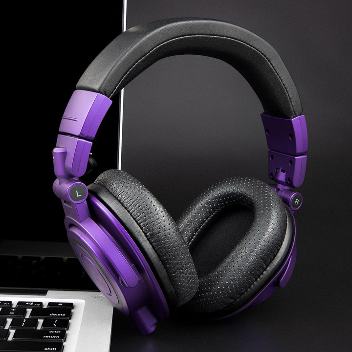 SOULWIT Lammfell Ersatz Ohrpolster für Audio Technica ATH M50X M50XBT M50RD M40X M30X M20X MSR7 SX1