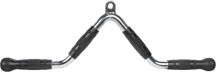 VirtuFit Curlstange Griff - Trizeps Curl-Griff - r, aus Chrom - Trizeps-Griff, Bizeps Curl, Kabelzug