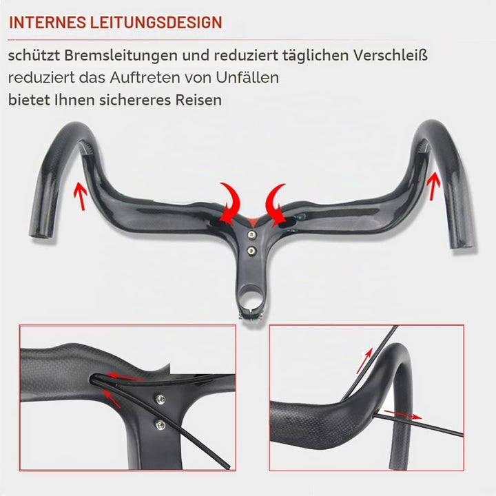 lenker mit vorbau rennrad carbon 1-1/8" RXL SL carbon aero rennrad lenker integrierter vorb 3K matt