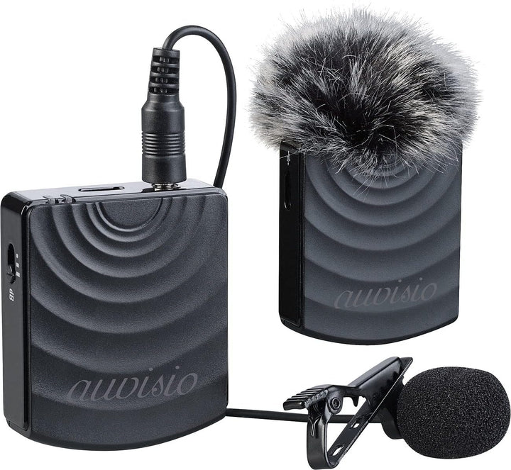 auvisio Mikrofon-Funkset: Vier Digital-Funkmikrofon &amp; -Empfänger-Sets, Klinke, 2,4 GHz, 25 m (Mikrof