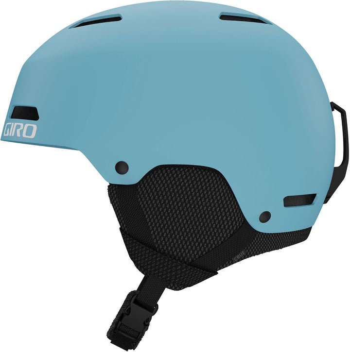 Giro Crue Kids Skihelm - Snowboardhelm für Jugend, Kleinkinder, Jungen & Mädchen LIGHT HARBOR BLUE M