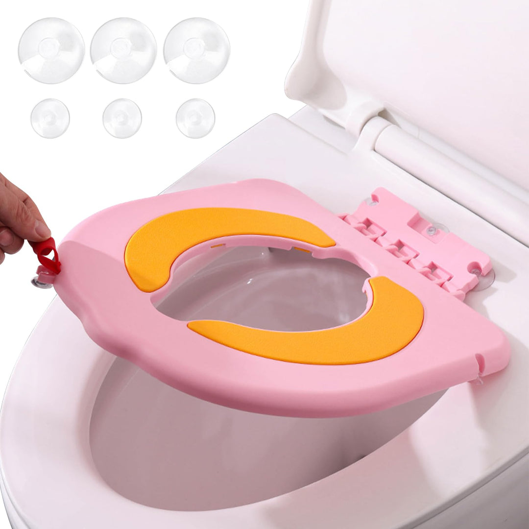 auvstar Toilettensitz für Babys,Lernkissen mit Saugnäpfen für Toilettensitz,WC Sitz für Kinder,Reise