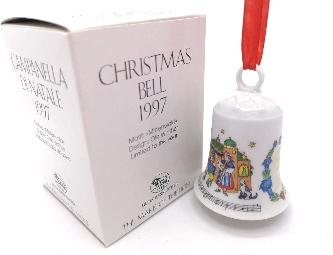 Hutschenreuther - Weihnachtsglocke 1997 Porzallan - NEU OVP