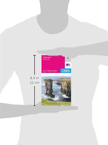 Orkney Map | Mainland | Ordnance Survey | OS Landranger Map 6 | Scotland | Walks | Cycling | Days Ou