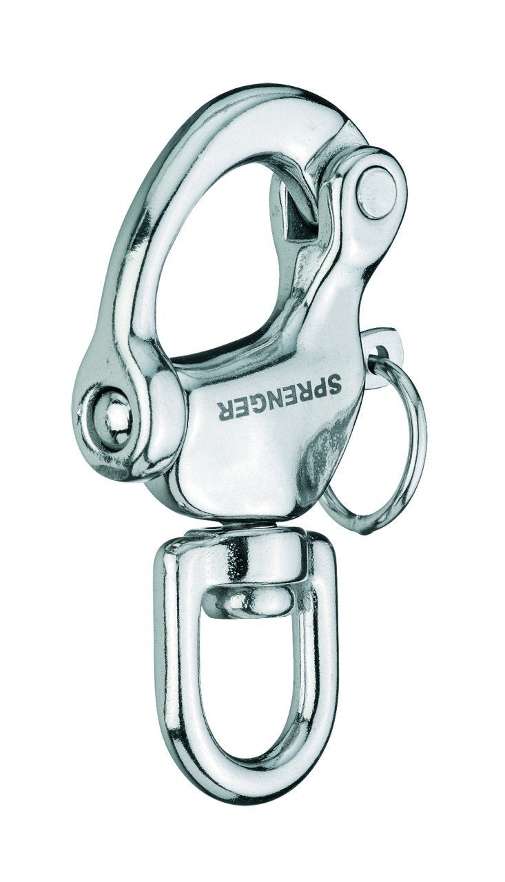 Schnappschäkel - Edelstahl rostfrei, 87 x 16 mm