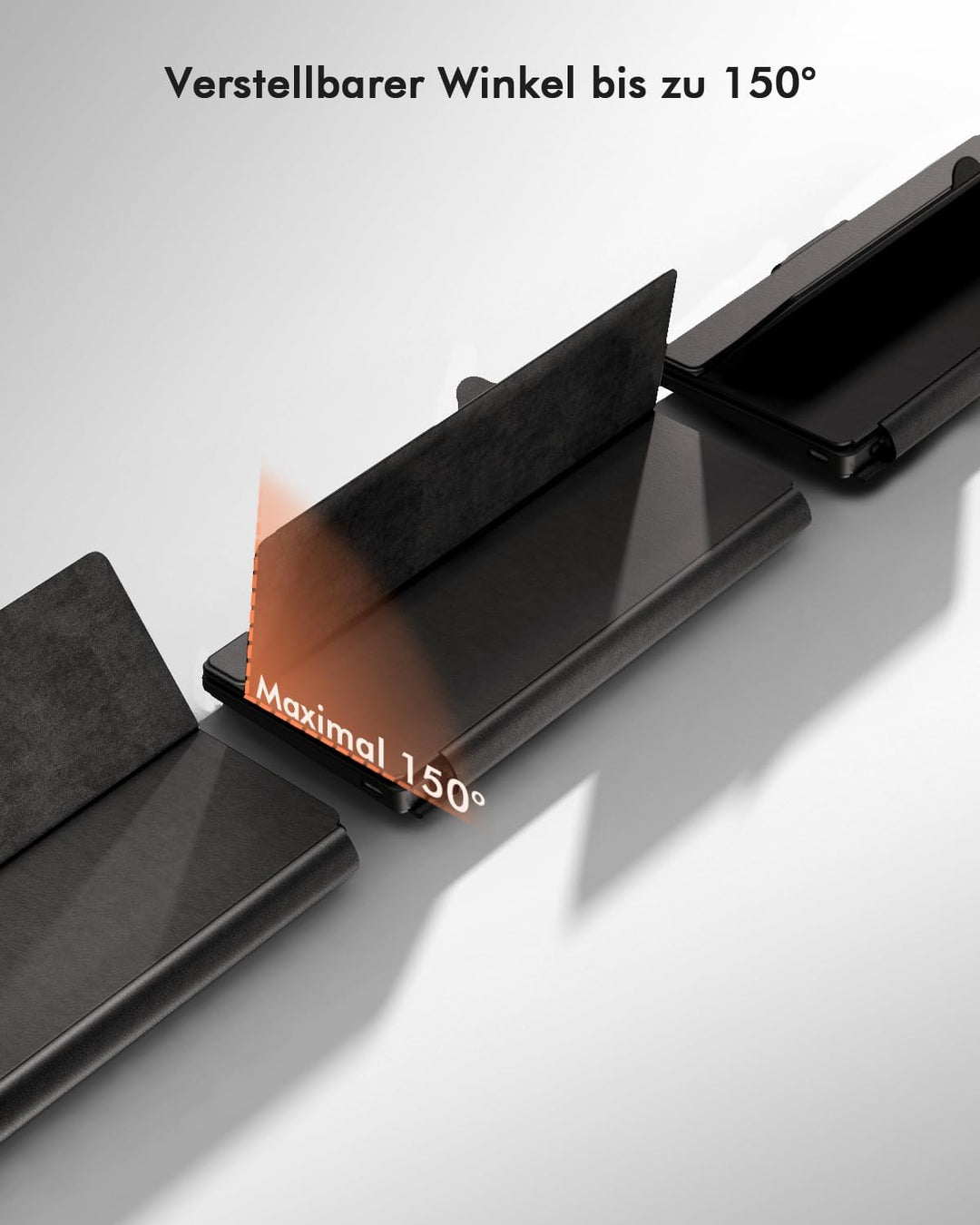 Doohoeek Dual Bluetooth Tastatur für Handy, Mini Tragbare Funktastatur für iPhone, iPad mini, Samsun