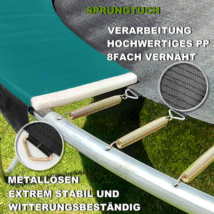Trampolin Sprungtuch Ø 183 185 198 200 213 215 244 250 251 275 277 300 305 335 337 366 370 380 384 3