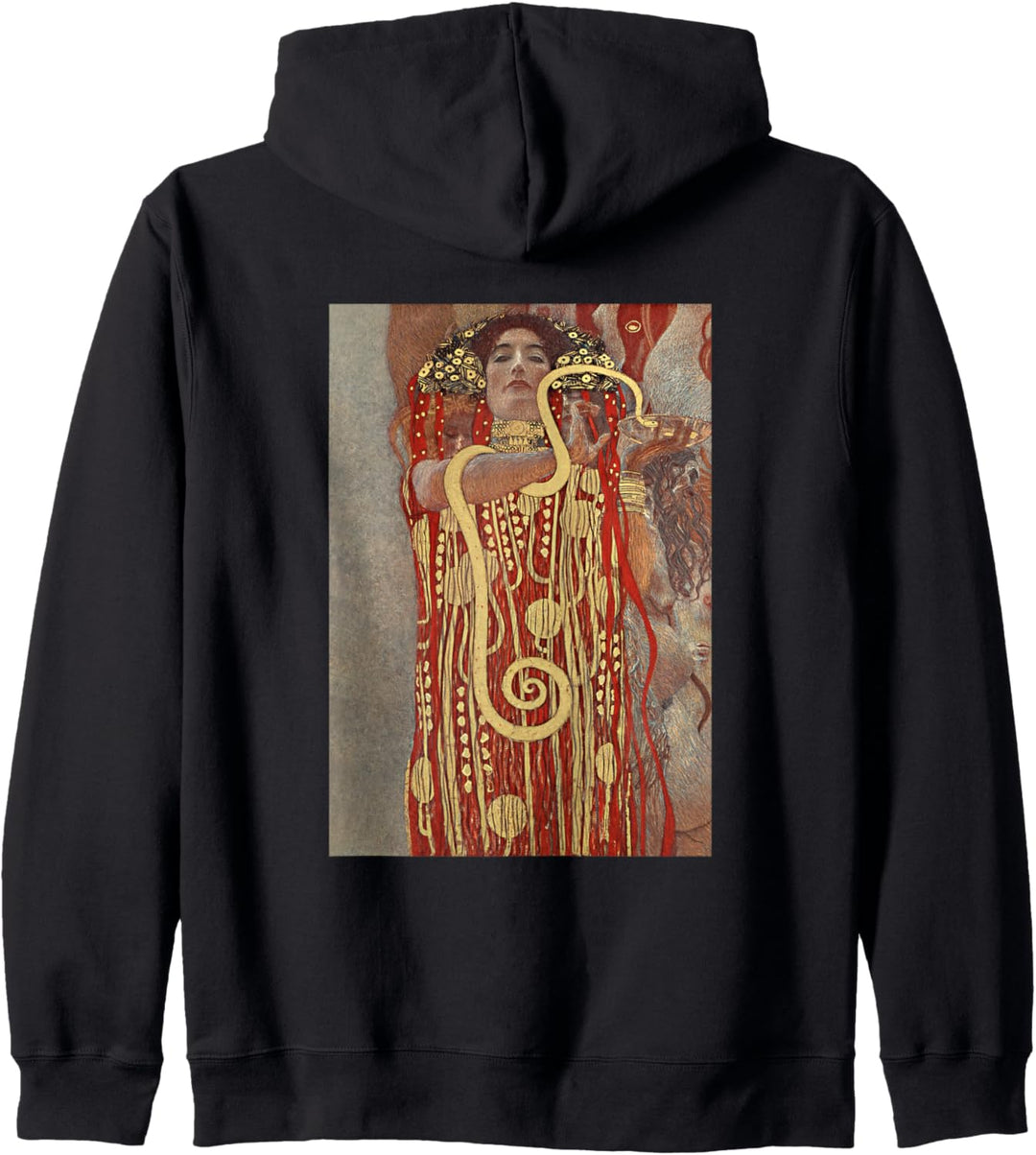 Gustav Klimt's Hygieia berühmtes Gemälde Kapuzenjacke