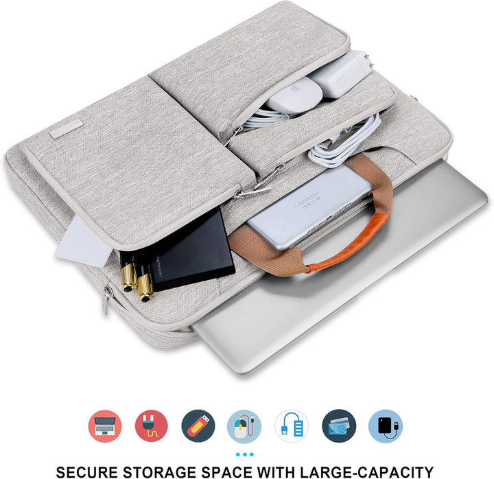 Lacdo 360° Rundumschutz Laptoptasche Hülle für 16 Zoll Neu MacBook Pro M3 Pro Max/M2 M1 Pro/Max 2023
