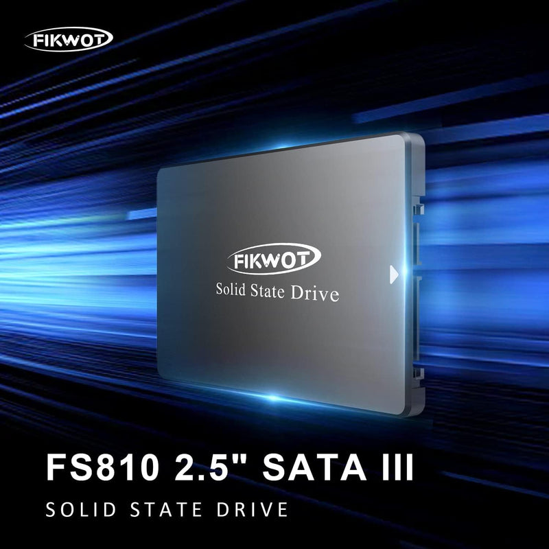 Fikwot FS810 2,5 Zoll Internes Solid State Drive - SATA III 6Gb/s, 3D NAND TLC Interne SSD, Bis zu 5