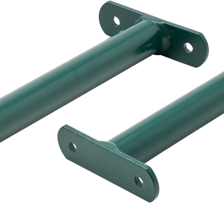 TRIBECCO® Reckstange Turnstange Gymnastikstange Metallstange, 115 cm Grün