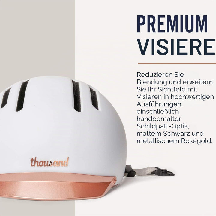 Thousand Chapter MIPS Fahrradhelm für Erwachsene, LED-Rücklicht, Radfahren &amp; Fahrradsicherheitszerti