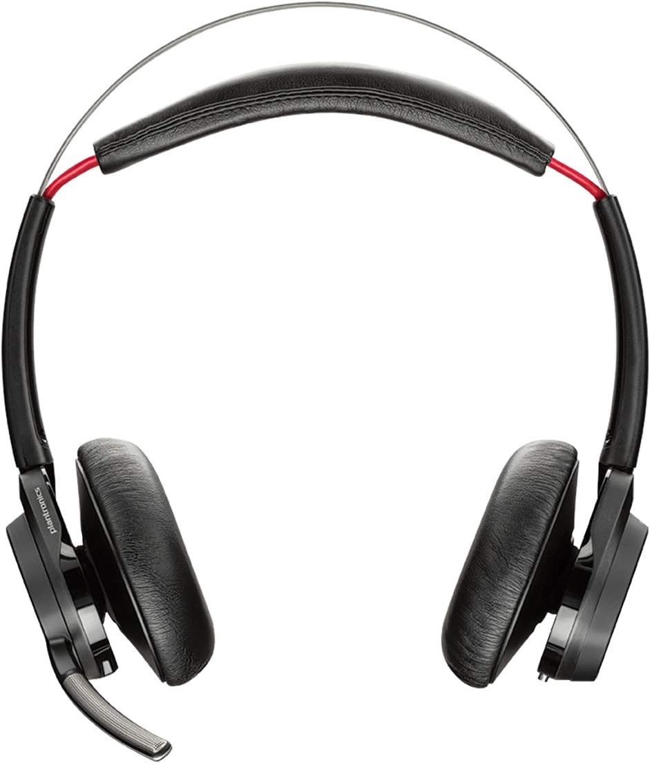 Plantronics - Voyager Focus UC (Poly) - Bluetooth Dual-Ear (Stereo) Headset mit Boom Mic -USB-A Acti