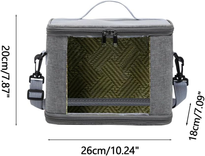 Kätzchen Tragetasche, Faltbare Kleintier Transportbox, Reisetasche für Kleintiere mit Belüftungsloch
