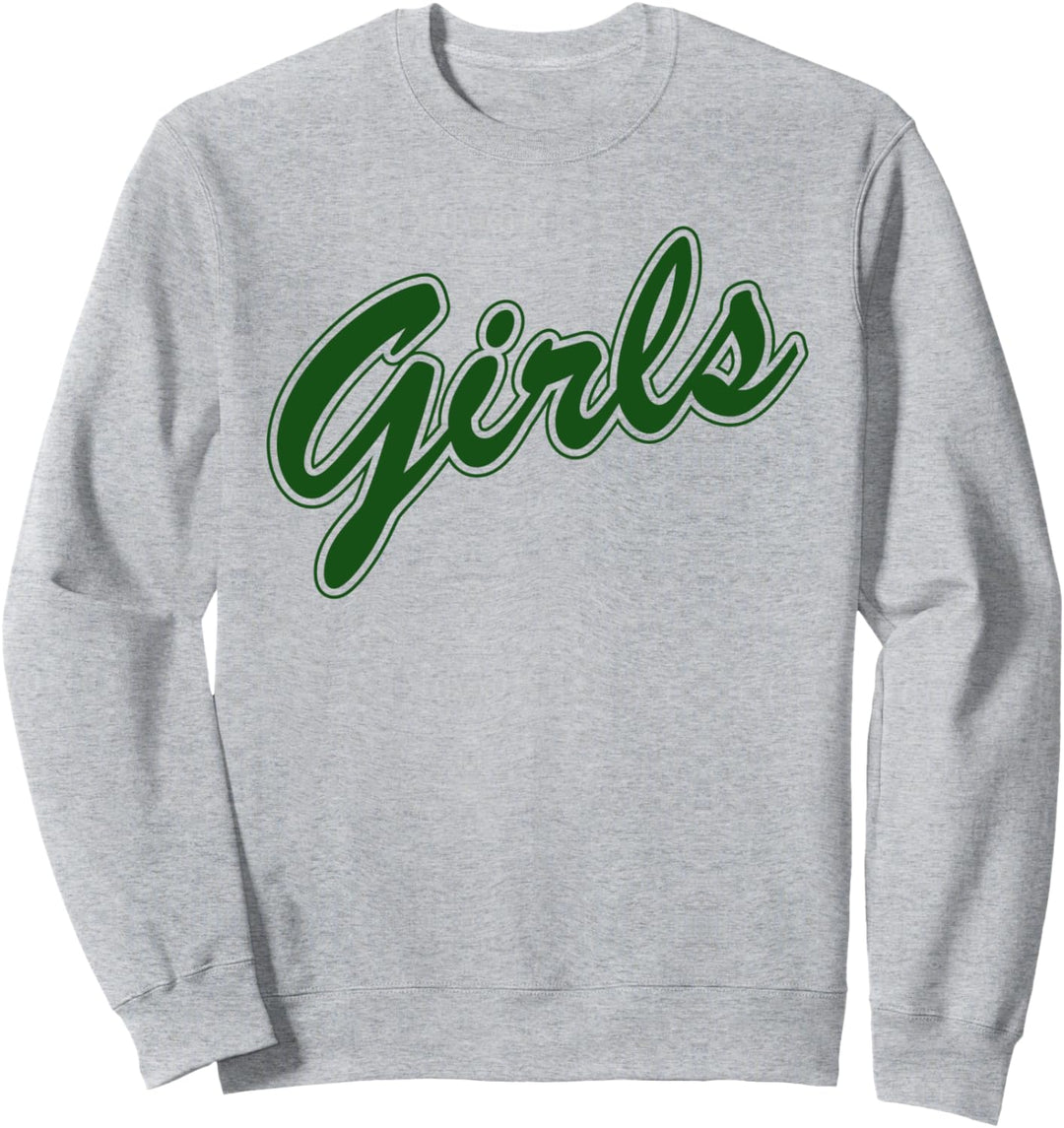 Girls Shirt Friends Green Graphic Sweatshirt