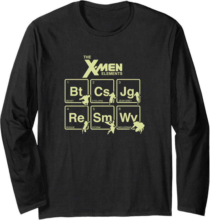 Marvel X-Men Elements Langarmshirt