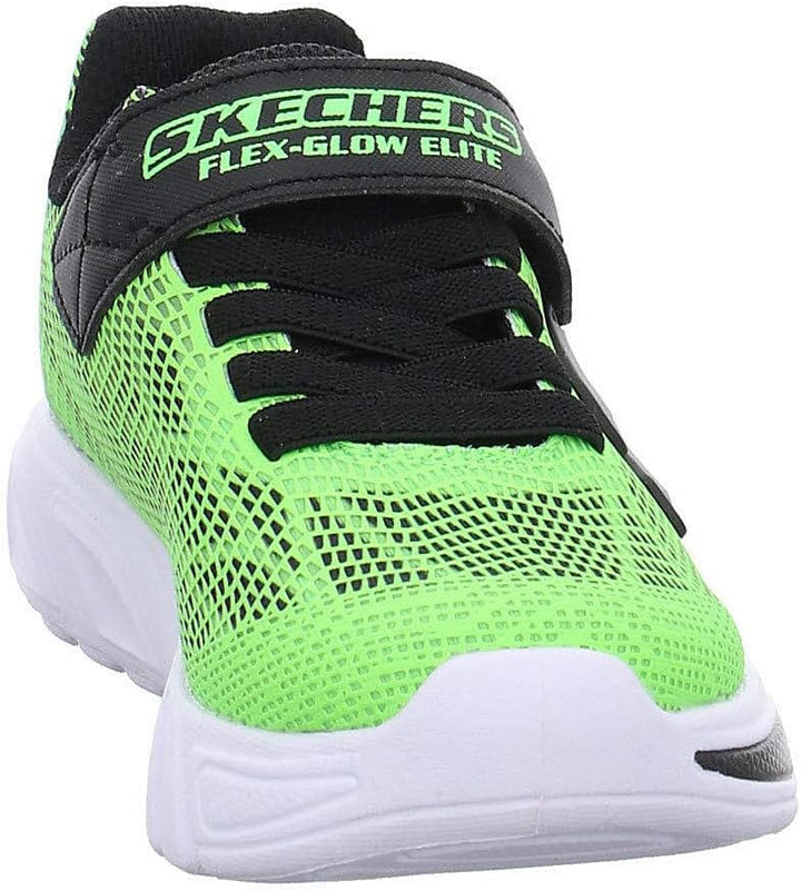 Skechers Jungen 400137n Bksl Sneaker 21 EU Lime Synthetic Black Trim, 21 EU Lime Synthetic Black Tri