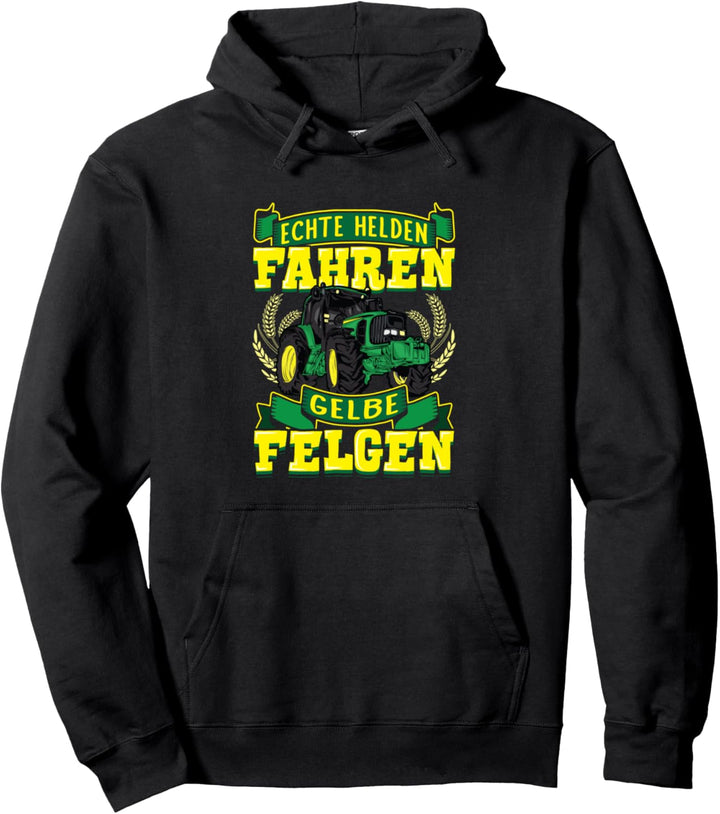 Echte Helden fahren gelbe Felgen Pullover Hoodie