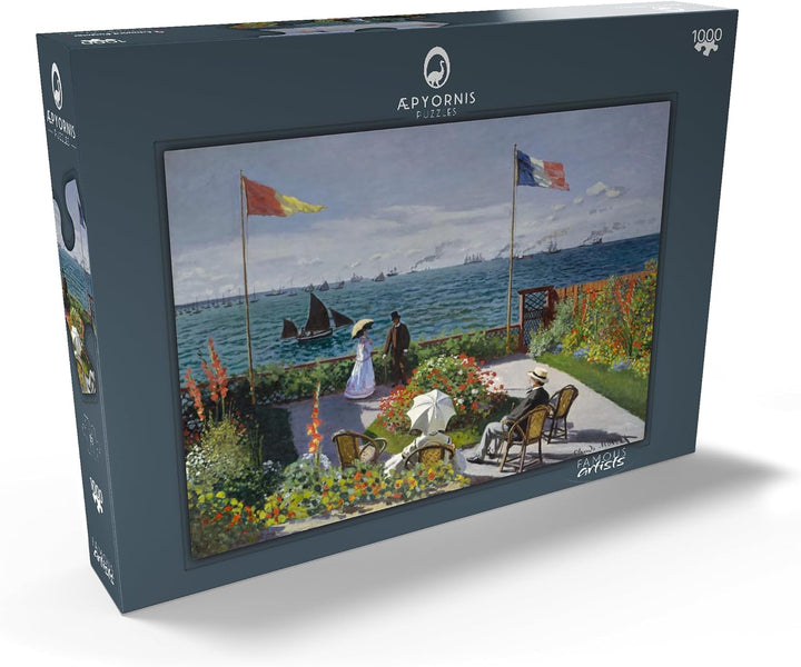 Garden at Sainte-Adresse by Claude Monet - Premium 1000 Teile Puzzle - MyPuzzle Sonderkollektion von