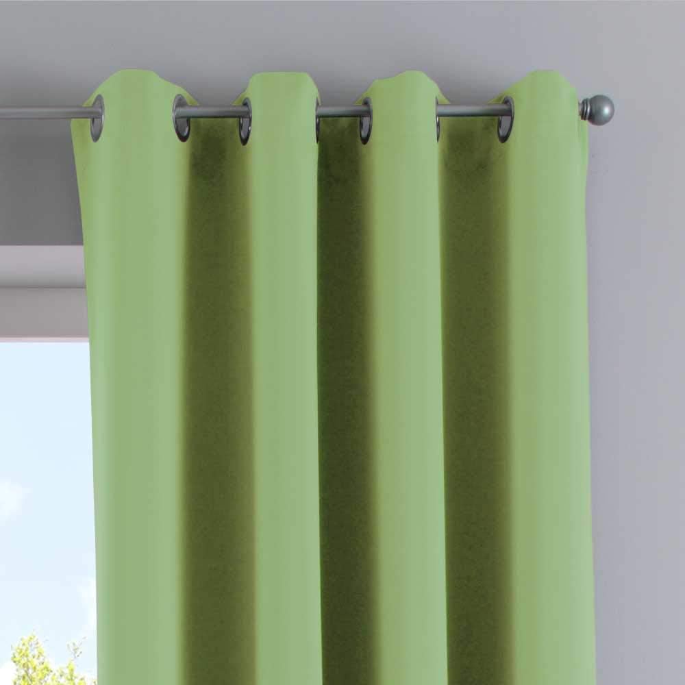 Gardinenbox Vorhänge Blickdicht »Newyork« Grün HxB 245x295 cm 2er-Pack Thermo-Gardinen Verdunkelungs