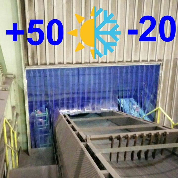 PVC-Streifen Rollenware, 2 m x 0,20 m, 2 mm transparent/durchsichtig, Weich-PVC, zur Verwendung als