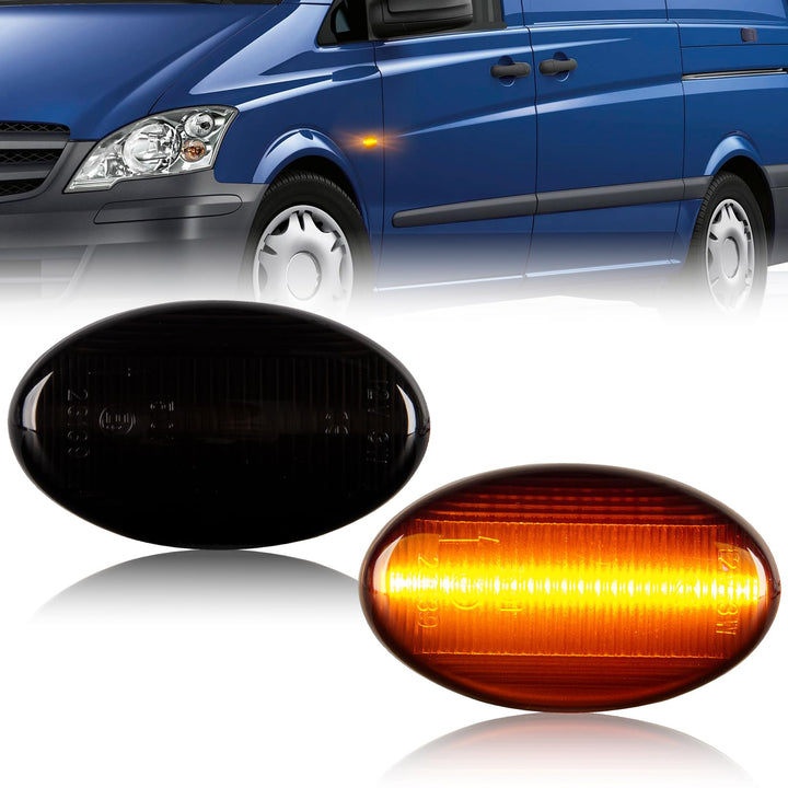 OZ-LAMPE LED Blinker Seitenblinker für Mercedes-BenzSmart W450 W452 A-Class W168 Citan W415 Vito W63