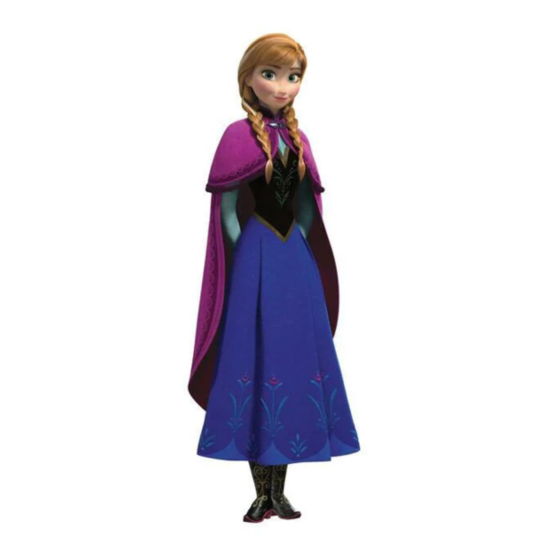 RoomMates Anna mit Kap Disney Frozen Kinder, Mehrfarbig, Anna