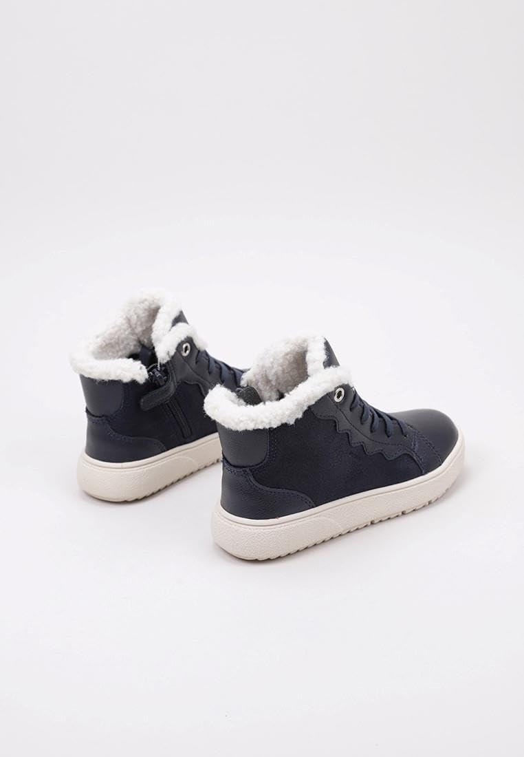 Geox Mädchen J Theleven Girl ABX Sneaker 24 EU Dk Navy, 24 EU Dk Navy