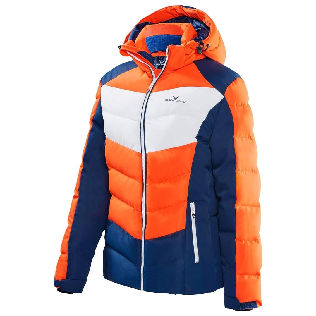 Black Crevice Damen Damen Skijacke Damen Skijacke 38 orange/blau/weiss, 38 orange/blau/weiss
