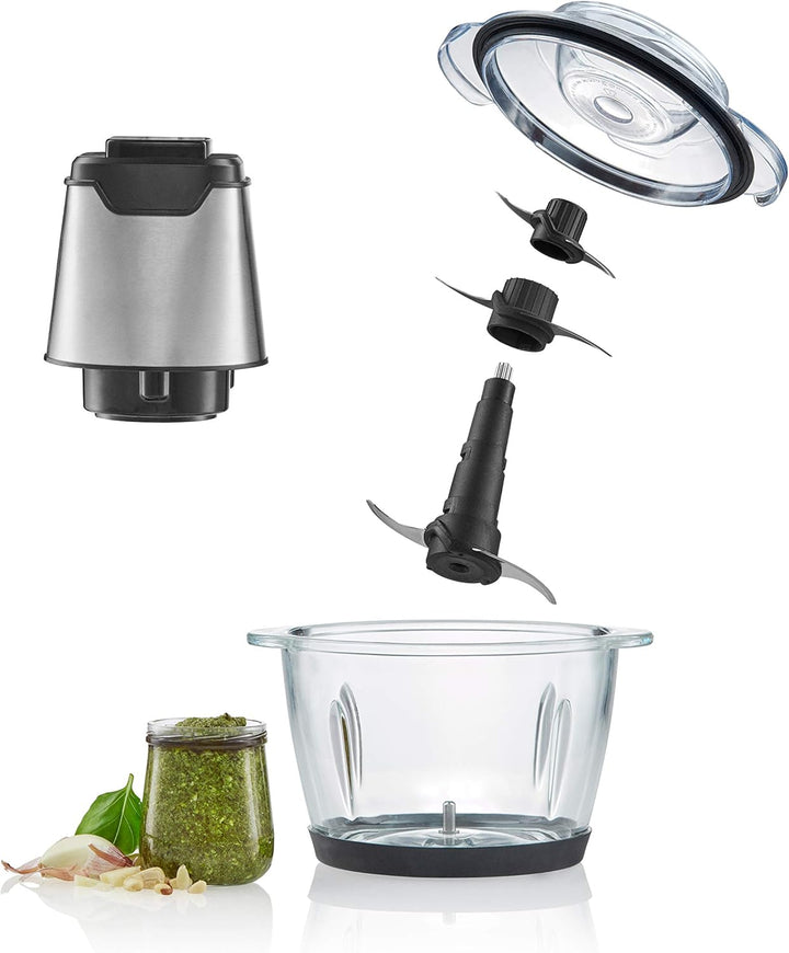 Wilfa ESSENTIAL Multizerkleinerer - leistungsstarker 400 Watt Motor, Fassungsvermögen von 1,2 Liter,