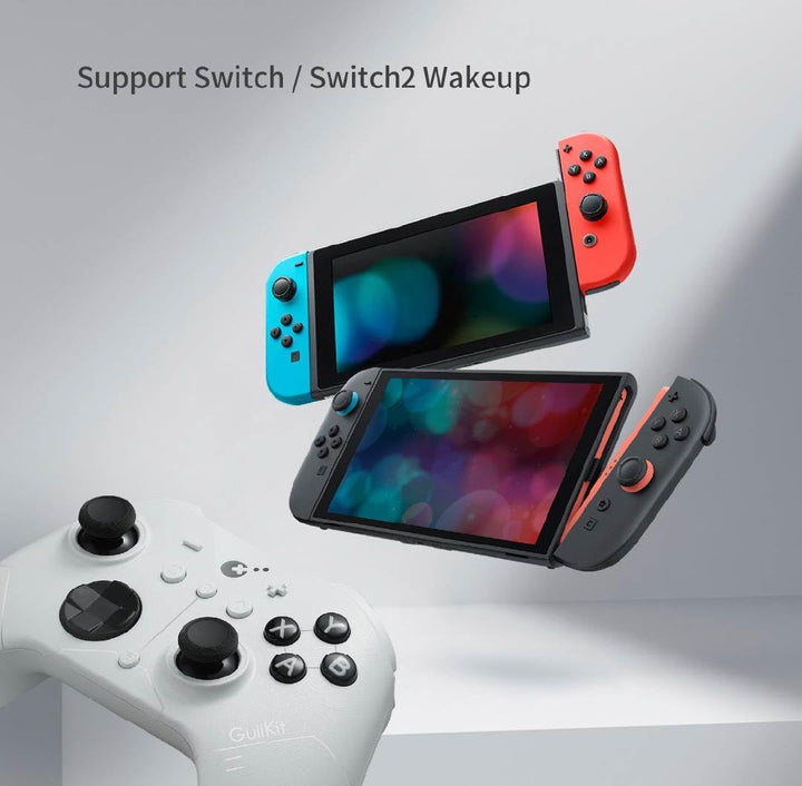 GuliKit ES Fastest Wireless E-sports Game Controller with Lowest Wireless Latency 3.25ms, 2200-level